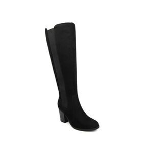 SUGAR Womens Black Padded Willetta Round Toe Block Heel Zip-Up Heeled Boots 9 M